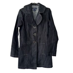 NWT Y2K vintage Baccini denim jacket size small
